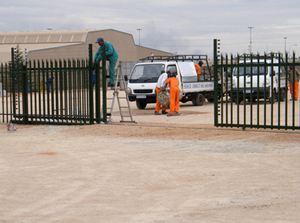 Gate installation